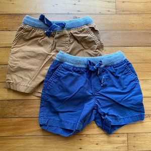 Carter’s Baby Pull-On Dock Shorts 2-pack Khaki 12 Month Baby Boy